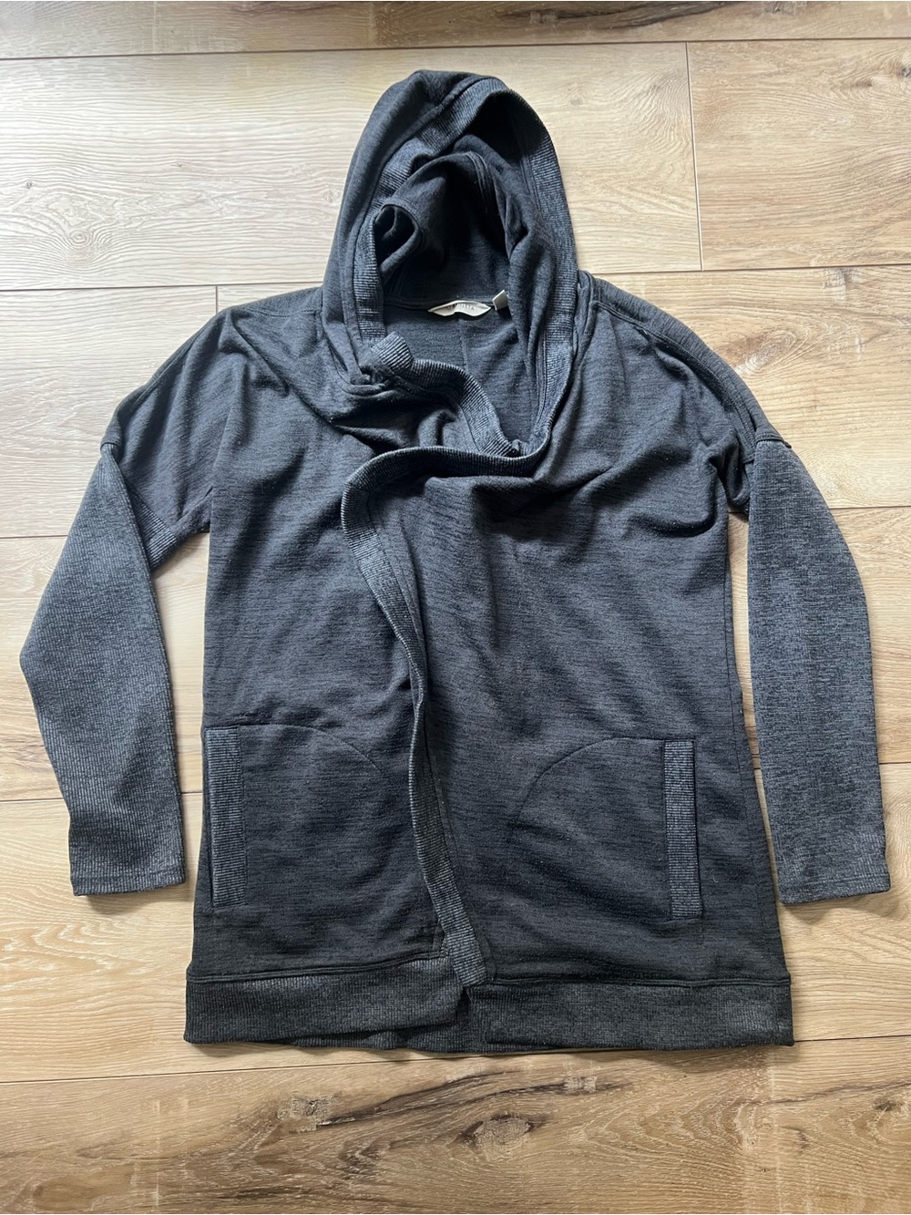 Athleta Charcoal Wrap Jacket